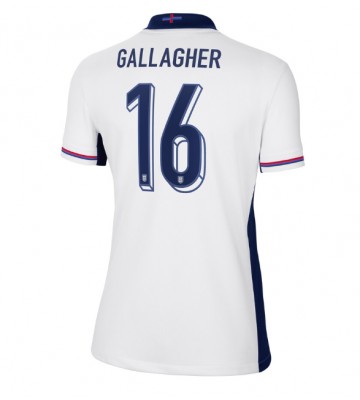 England Conor Gallagher #16 Hjemmebanetrøje Dame EM 2024 Kort ærmer